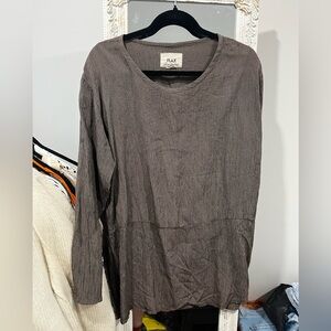 Flax By Jeanne Engelhart Prarie Lagenlook Tunic S